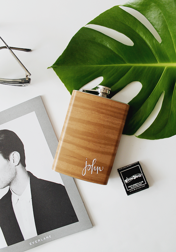 diy wood grain flask | almost makes perfect