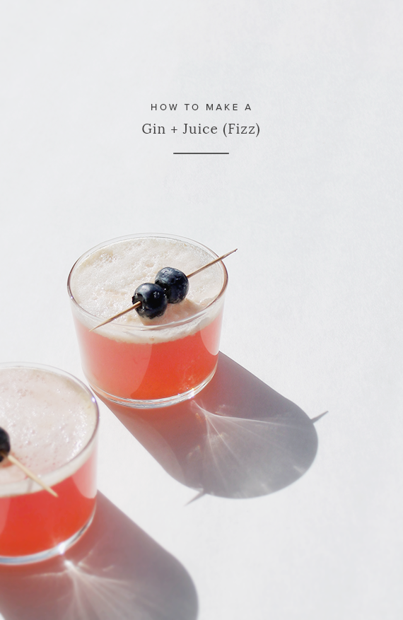 how to make a gin and juice fizz | almost makes perfect