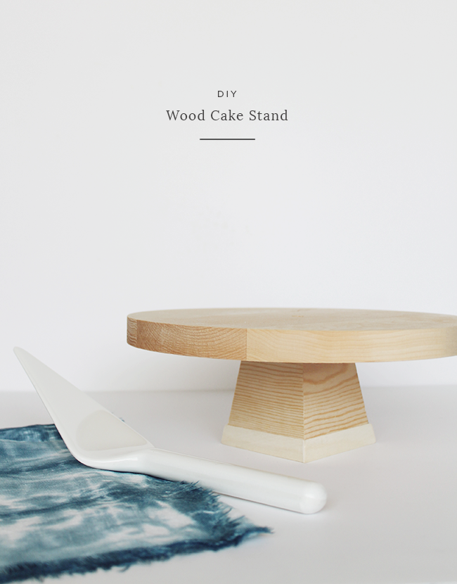 diy wood cake stand | almost makes perfect