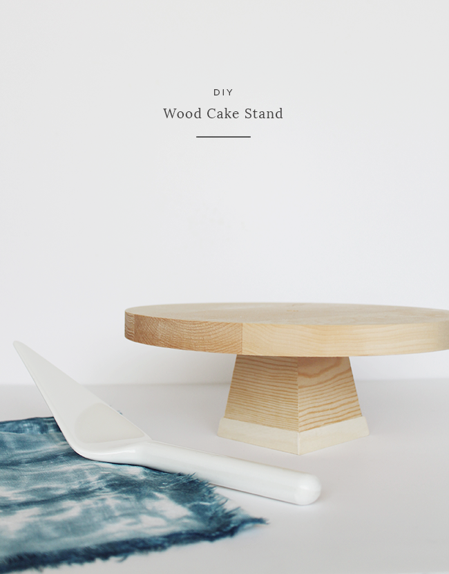 DIY Wooden Cake Stand - Exquisitely Unremarkable