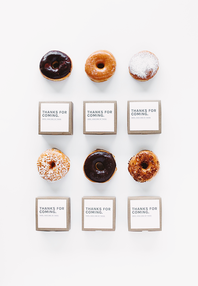 printable donut favor boxes | almost makes perfect