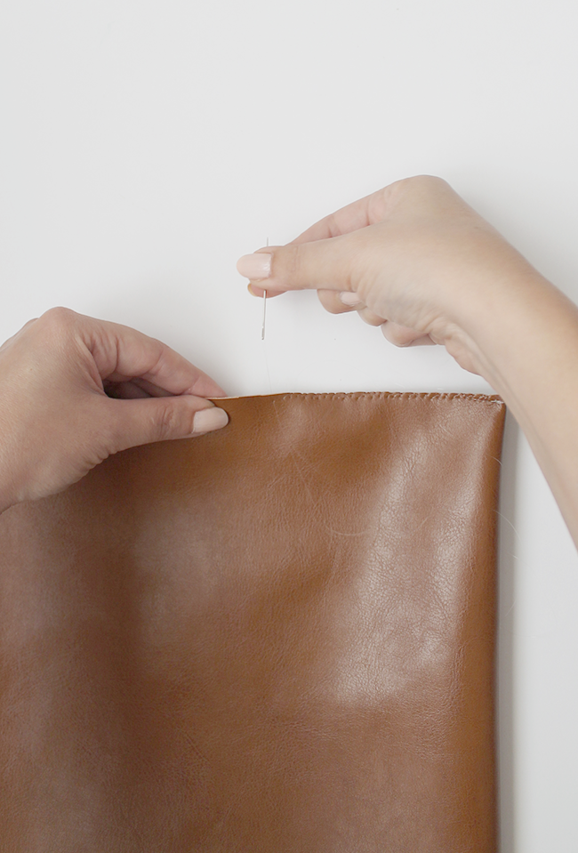 diy easy leather laptop case | almost makes perfect