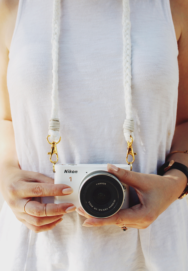diy braided camera strap | almost makes perfect