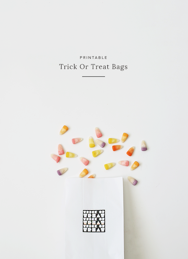 printable trick or treat bags | almost makes perfect