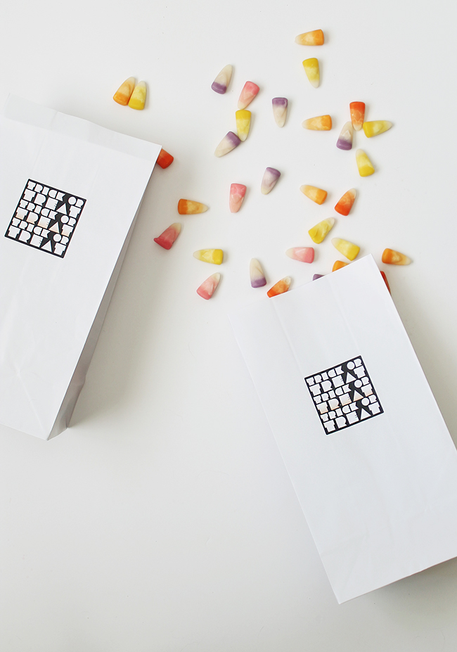 printable trick or treat bags | almost makes perfect