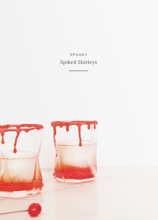 spooky spiked shirleys | almost makes perfect