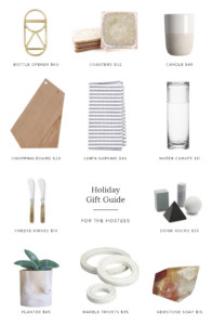 holiday gift guide : for the hostess