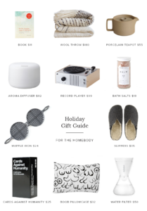holiday gift guide : for the homebody