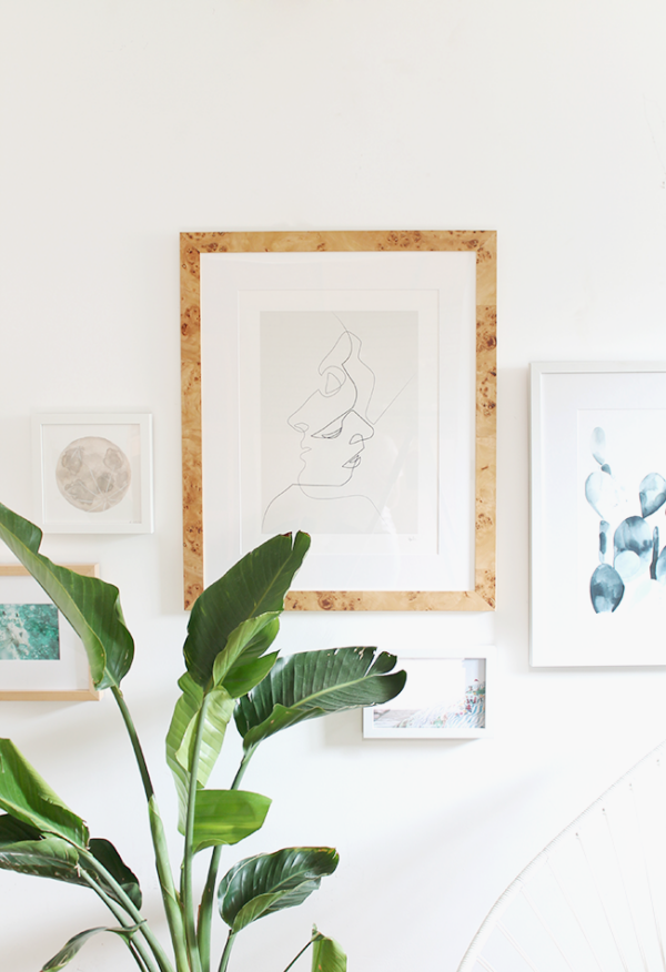 how to create a 5 min gallery wall – almost makes perfect