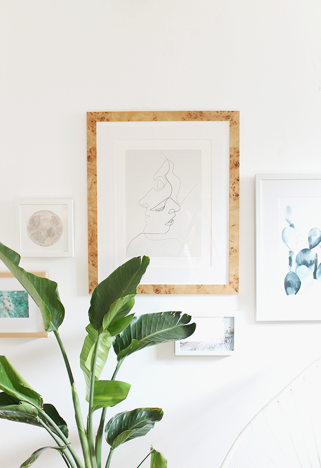 how to create a no fuss gallery wall in minutes | almost makes perfect