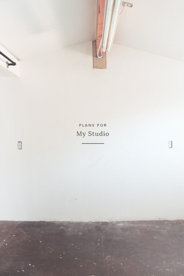 my studio : the plan – almost makes perfect