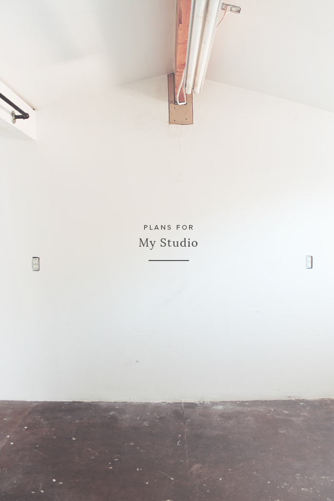 my studio | the plans