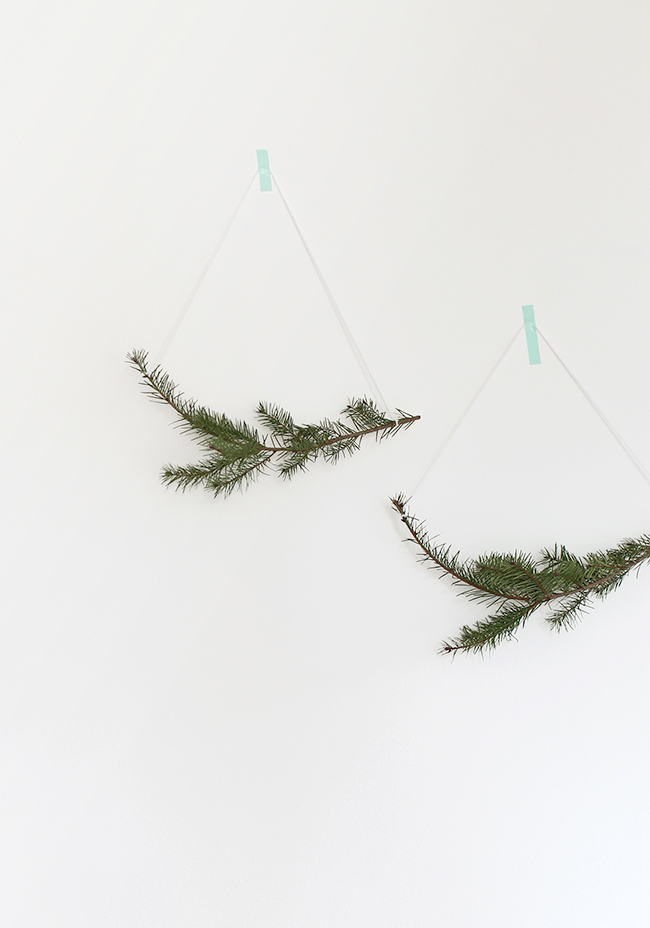 DIY 30 second holiday garland | almost makes perfect