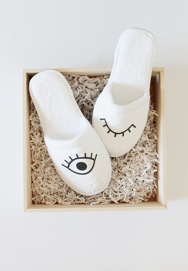 diy eye slippers | almost makes perfect