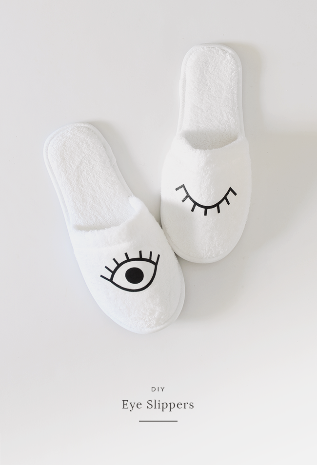diy eye slippers | almost makes perfect