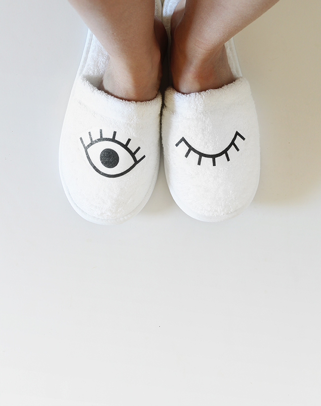 diy eye slippers | almost makes perfect