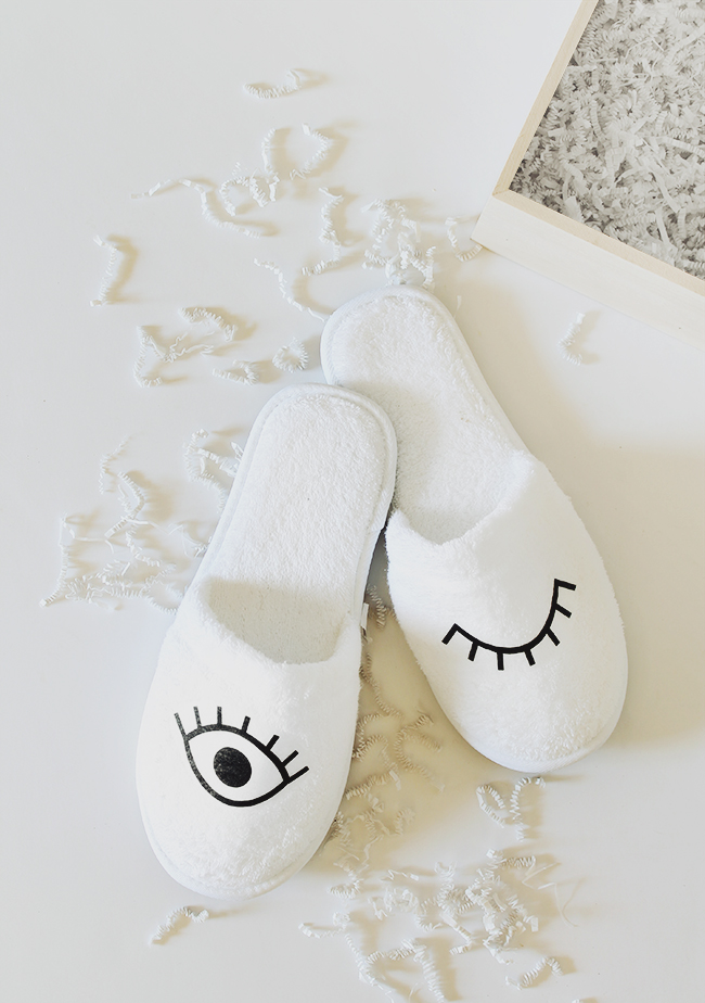 diy eye slippers | almost makes perfect