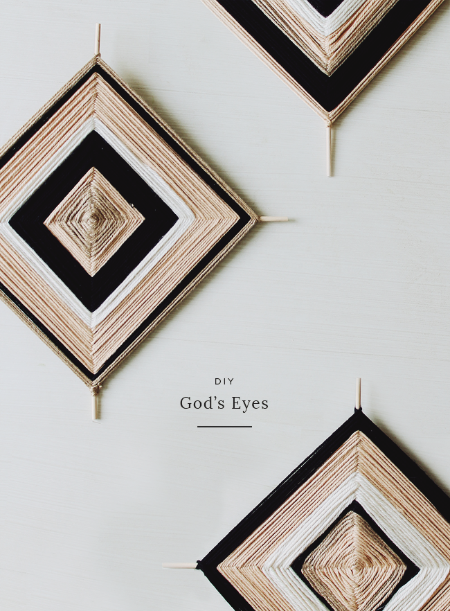 DIY gods eyes | almost makes perfect