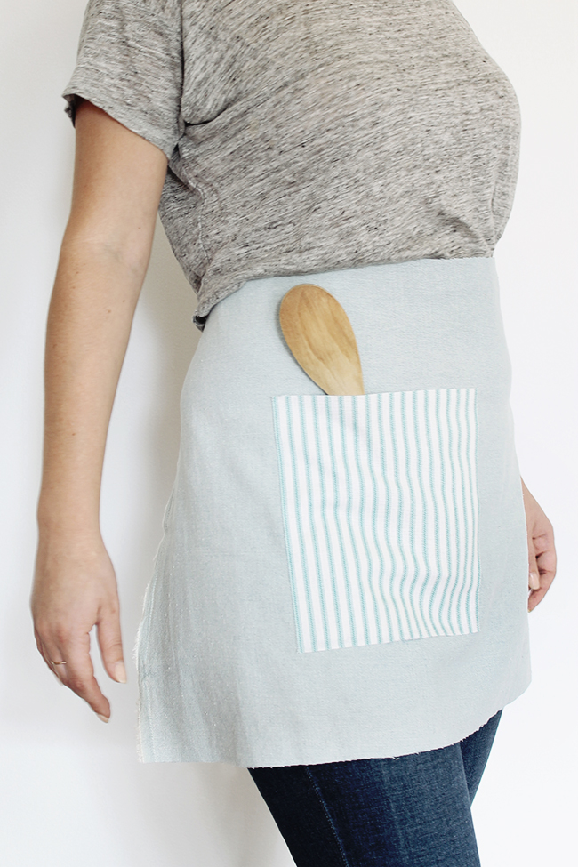 DIY no-sew waist apron | almost makes perfect