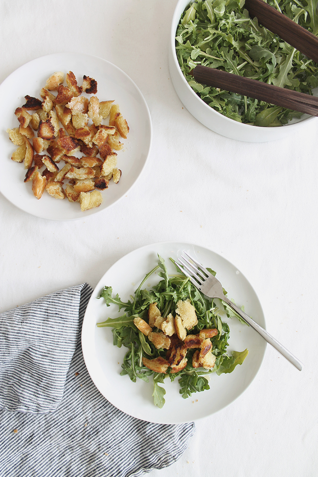 how to make homemade hand torn croutons | almost makes perfect