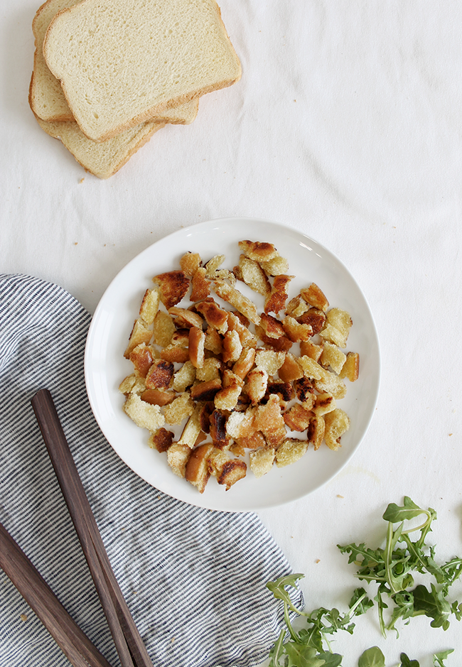 how to make homemade hand torn croutons | almost makes perfect