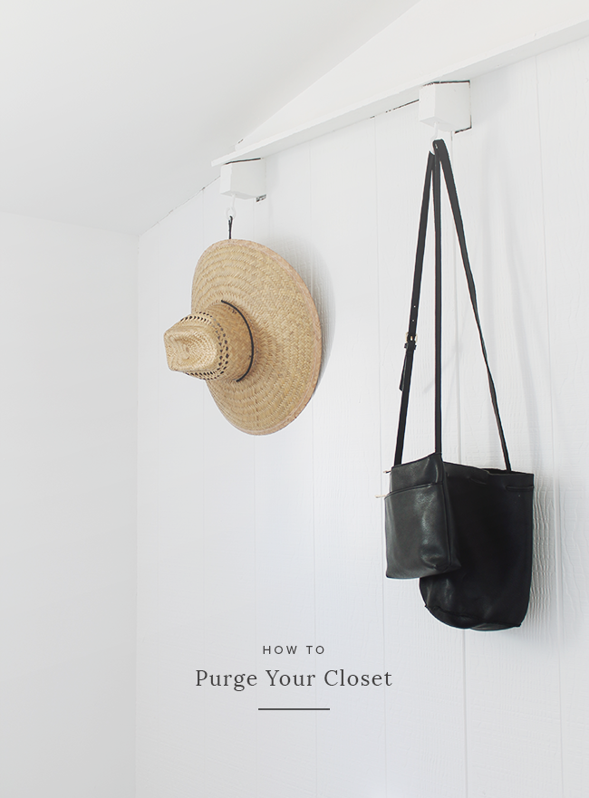 how to purge your closet | almost makes perfect