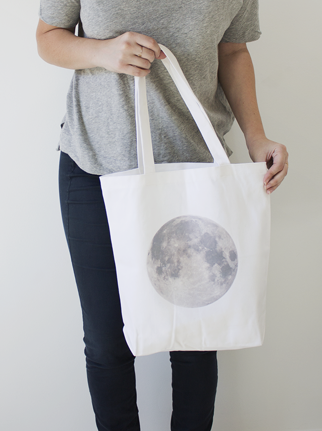 DIY moon tote bag – almost makes perfect