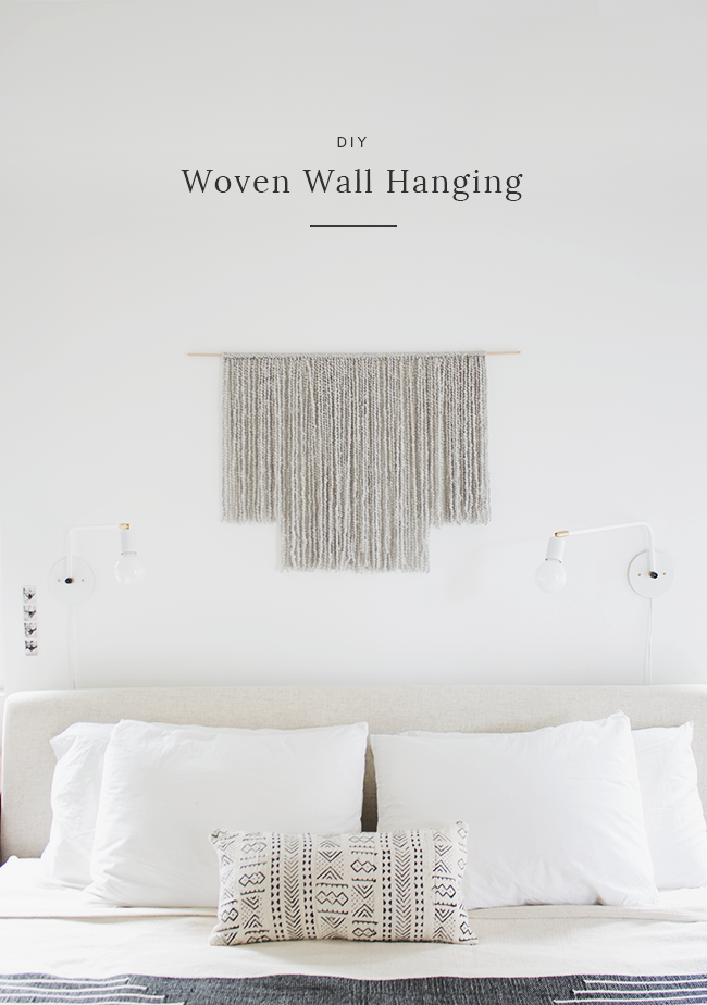 DIY woven wall hanging @mollymadfis