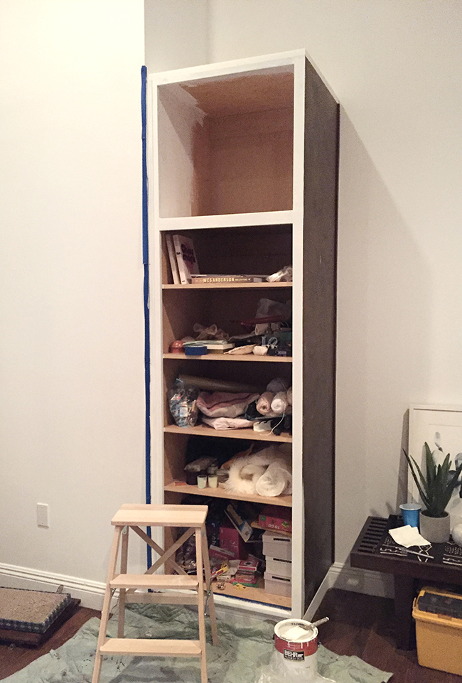 built in cabinet facelift | almost makes perfect