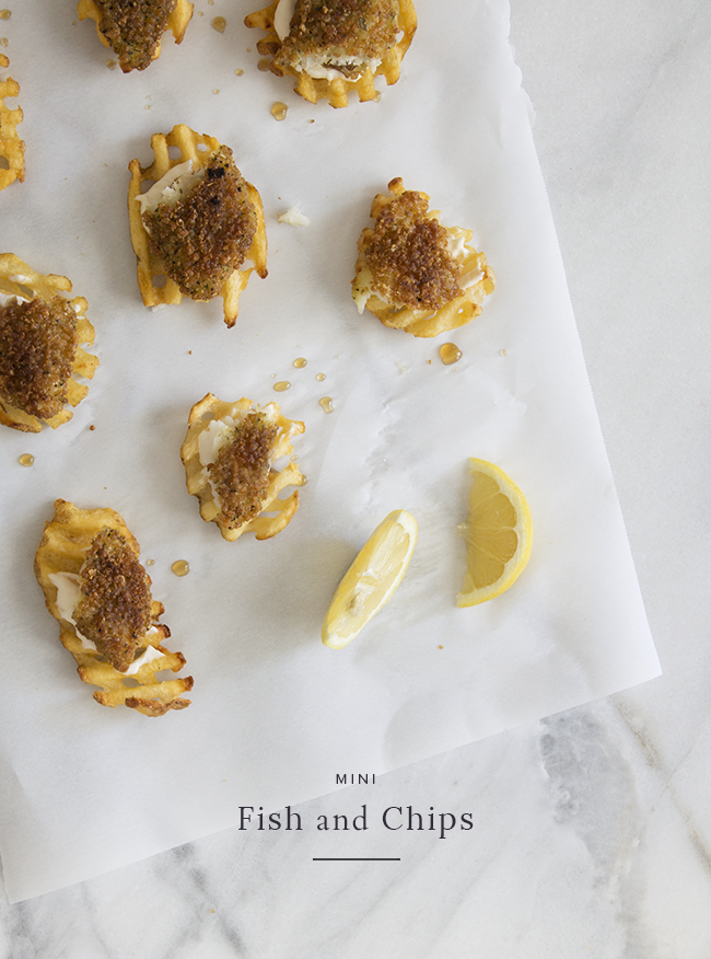 mini fish and chips – almost makes perfect