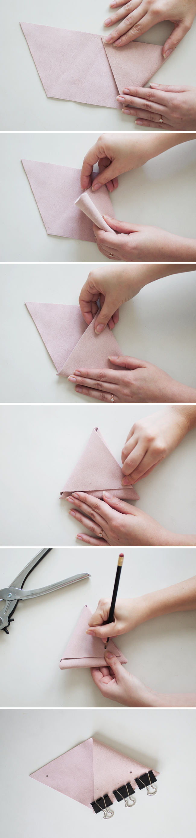 DIY triangle pouch | almost makes perfect
