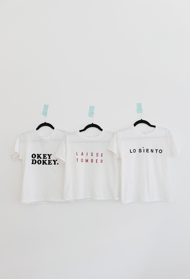 DIY graphic tees | @mollymadfis