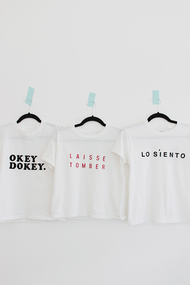 DIY graphic tees almost makes perfect