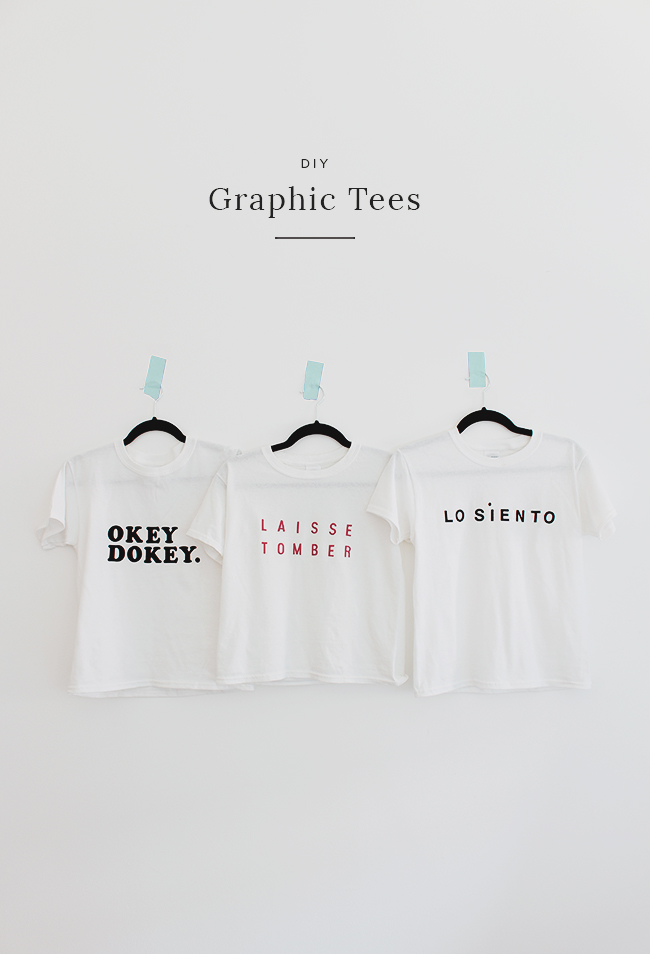 DIY graphic tees | almost makes perfect