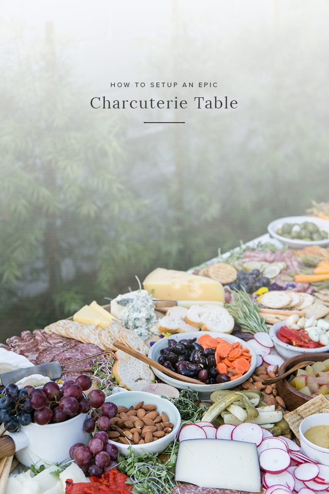 how to setup an epic charcuterie table | almost makes perfect