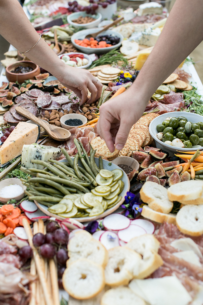 how to setup an epic charcuterie table | almost makes perfect