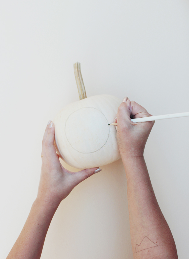 DIY minimal shape pumpkins | almost makes perfect