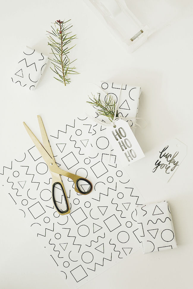 Print & Wrap: Free Printable Wrapping Paper