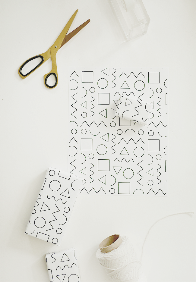 Printable Christmas Wrapping Paper - Homey Oh My