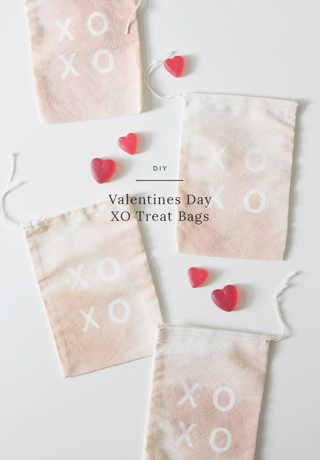 DIY XO treat bags