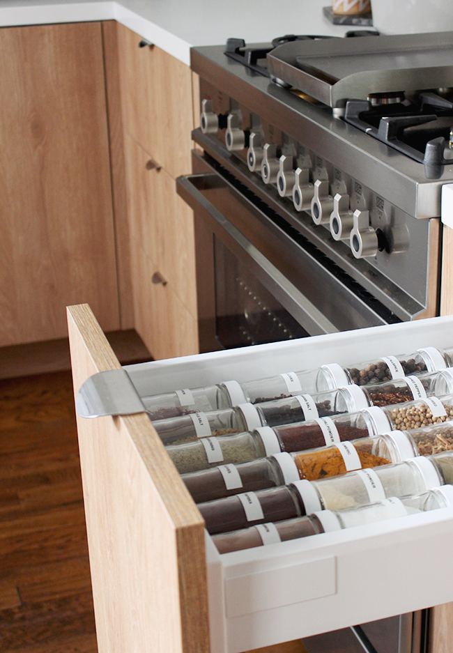 organized spice drawer | almost makes perfect