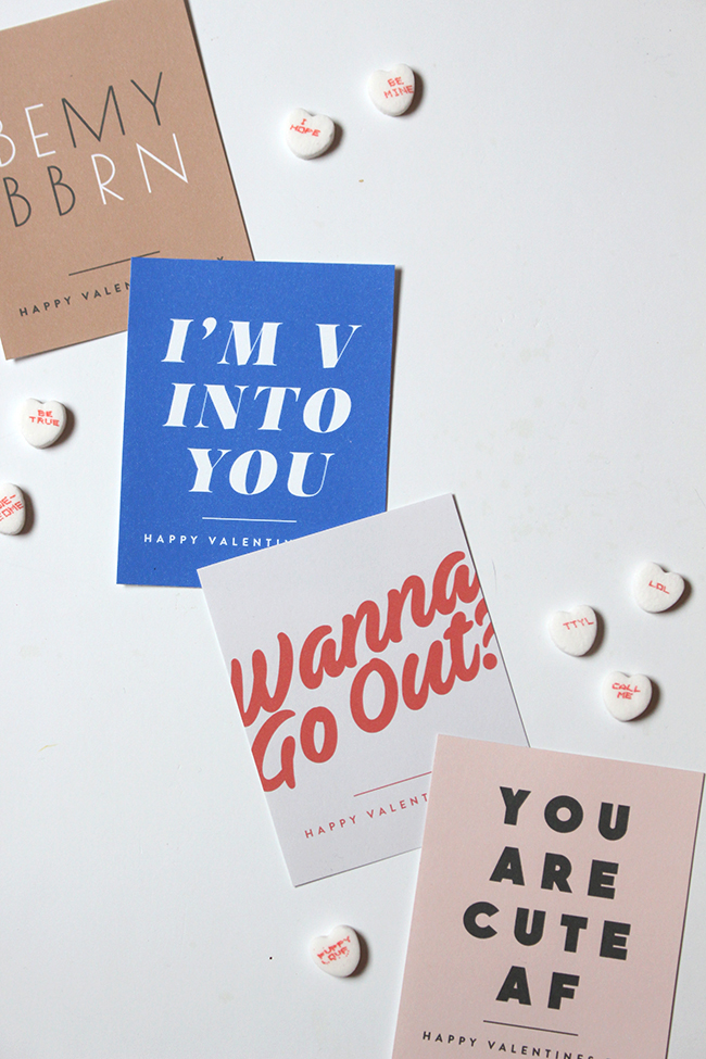 printable texty valentines | almost makes perfect