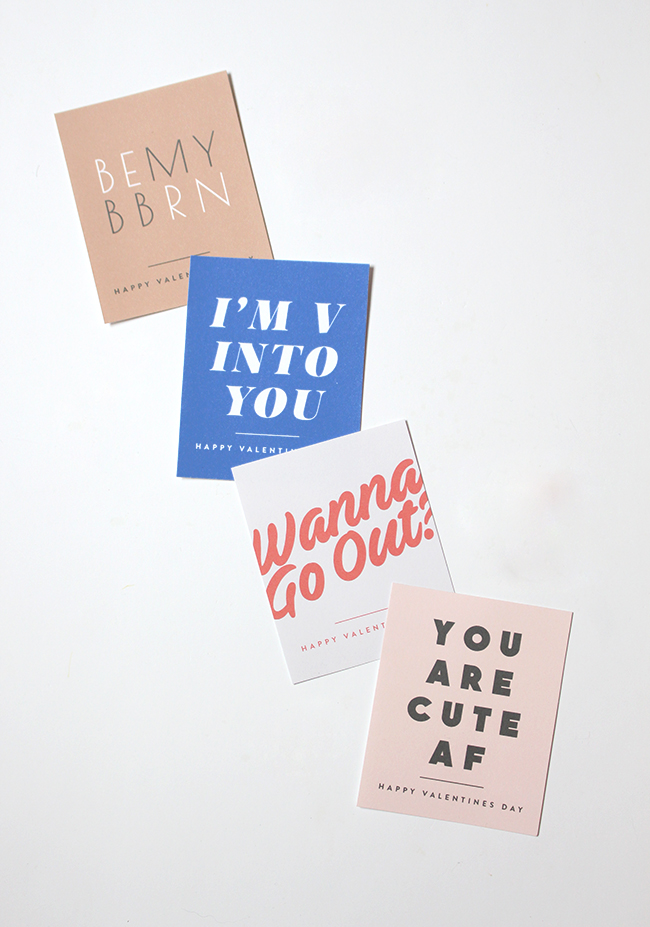 printable texty valentines | almost makes perfect