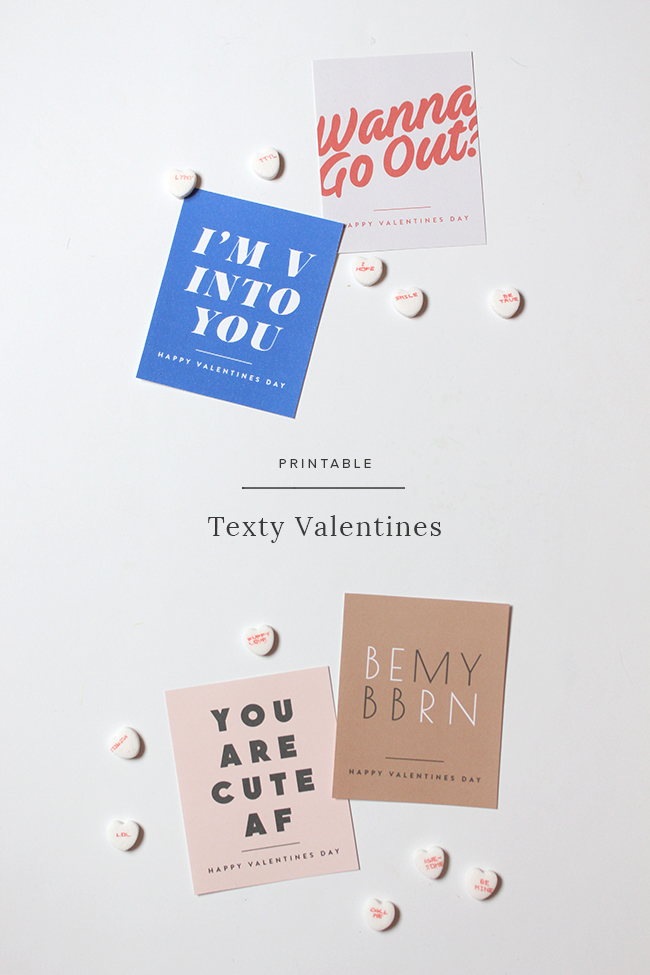 printable texty valentines | almost makes perfect