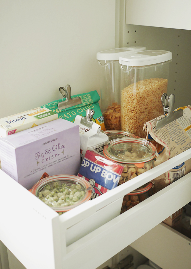 My favorite inexpensive organizing containers · The Glitzy Pear