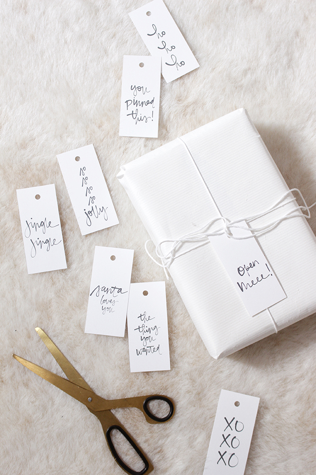 printable holiday gift tags – almost makes perfect