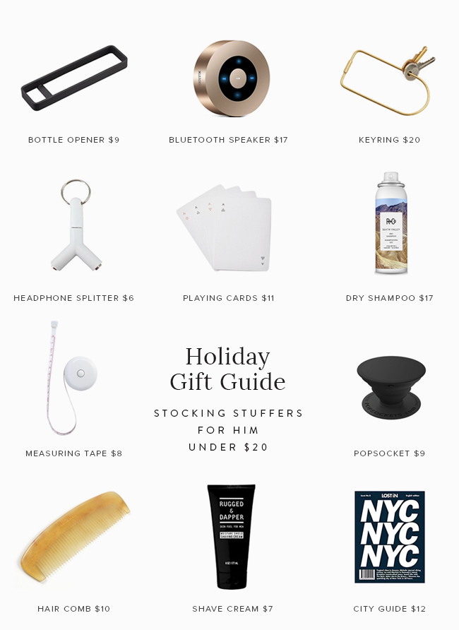 holiday gift guide : stocking stuffers for him and her under $20 – almost  makes perfect