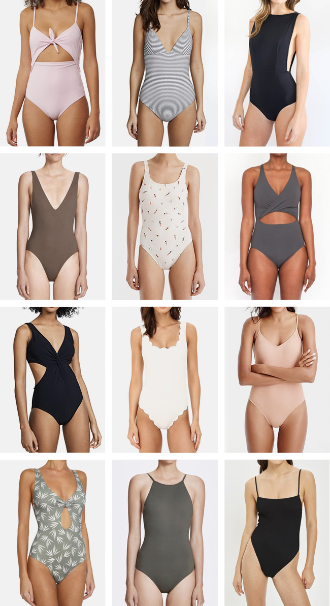 25 chic one piece swimsuits – almost makes perfect