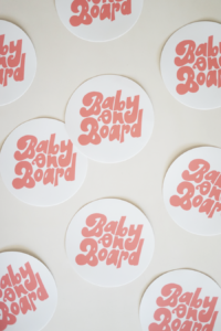 baby on board stickers