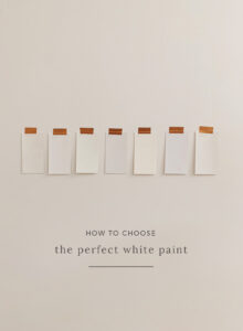 how to choose the perfect white paint